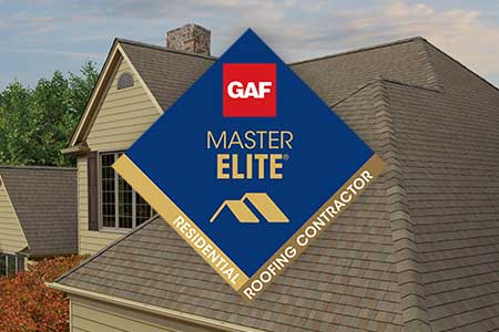 GAF Master Elite logo